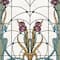 Designs Direct Floral Stained Glass Flower Wallpaper